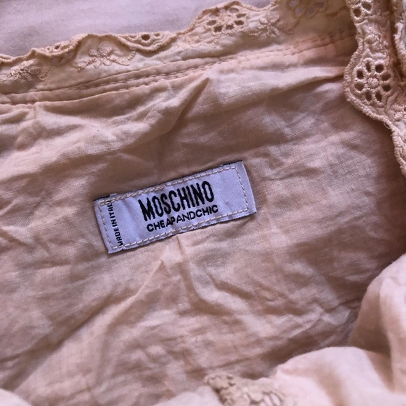 Moschino Cheap and Chic Ss 2003 Lace Peplum Top - Picture 12 of 15